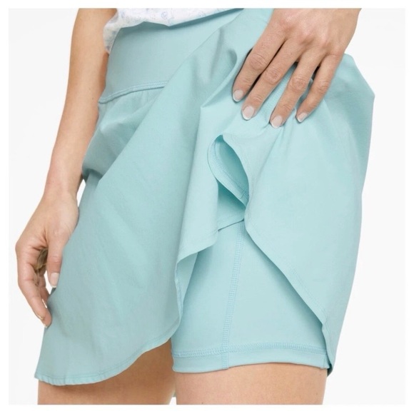 PUMA PWRSHAPE Women’s Skort Size XL Golf Stretch Summer Skirt Soothing Sea NEW - Picture 3 of 11
